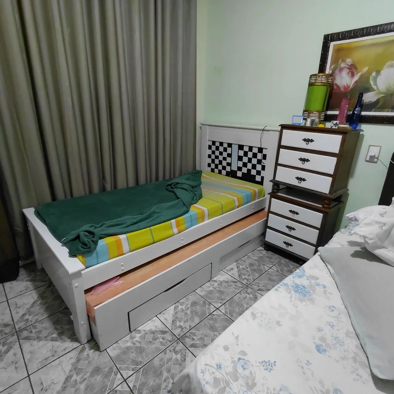 Bi-Cama solteiro com colchão e 2 colchonetes. - Foto 2