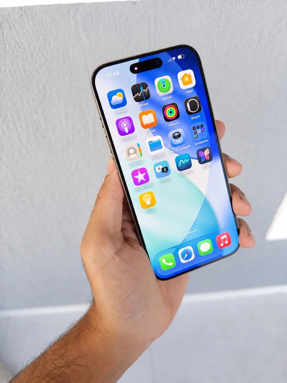 iPhone 15 Pro 128GB Branco/Impecável - Parcelamos em até 12x