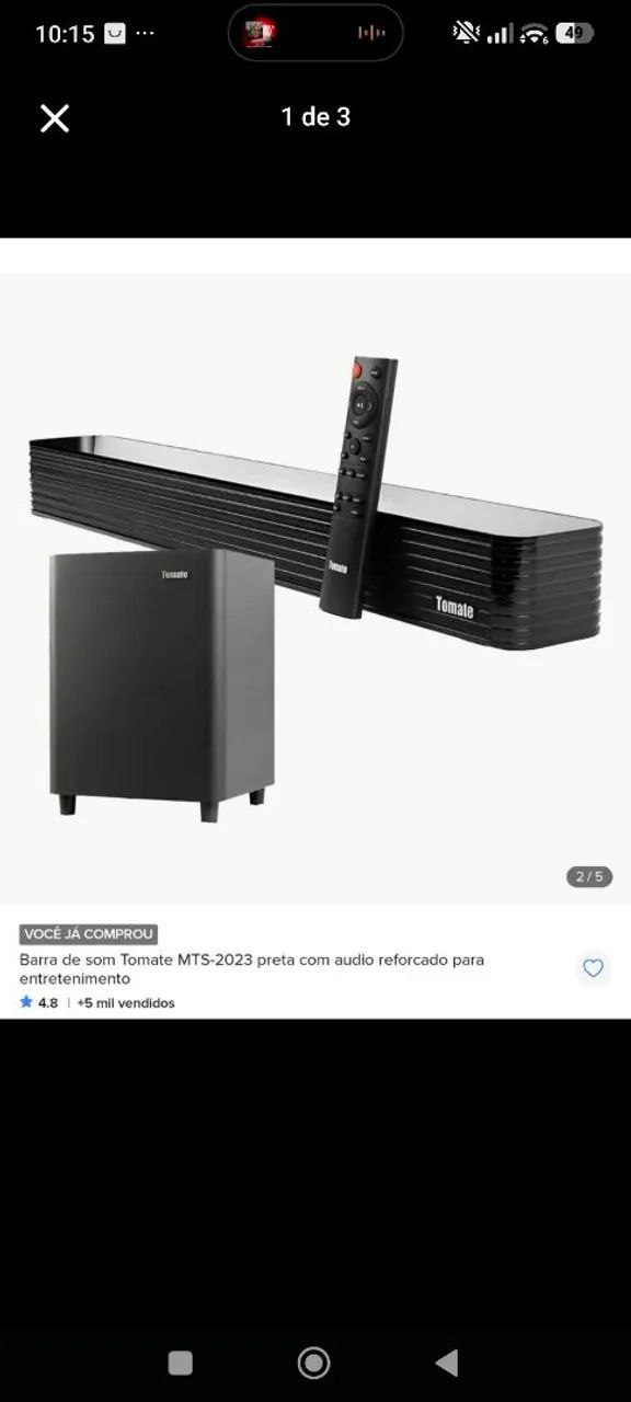 Sound bar tomate - Foto 3