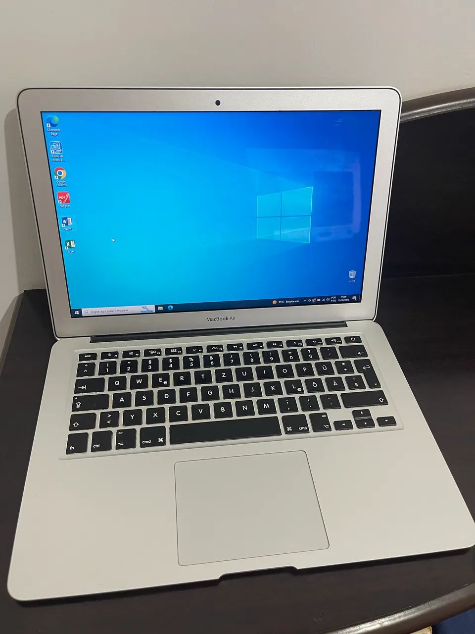Macbook Air core i5 com windows 10 (excelente)