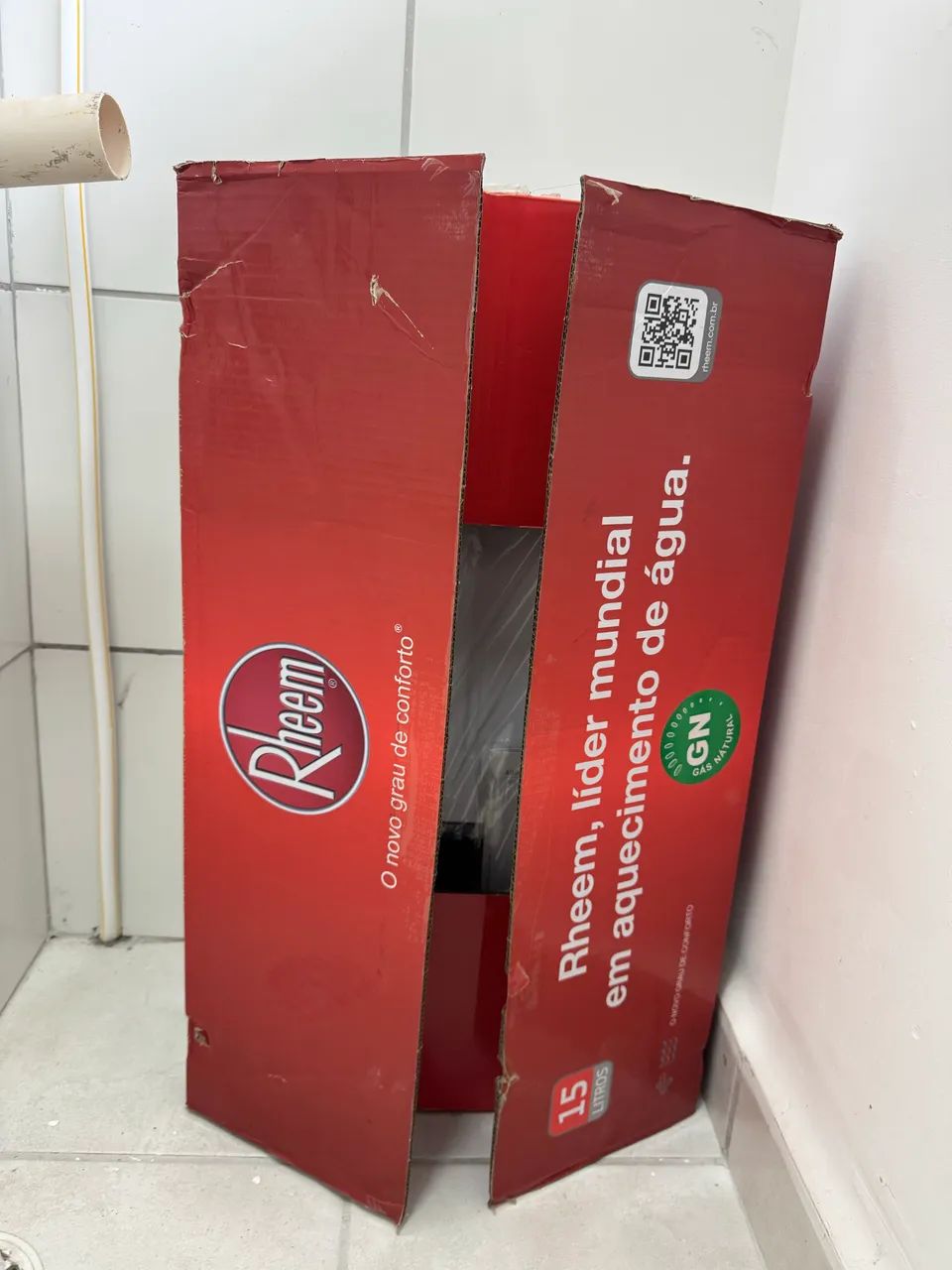 Vendo Aquecedor Boiler de 15 l RHEEM NOVO NA CAIXA - Foto 2