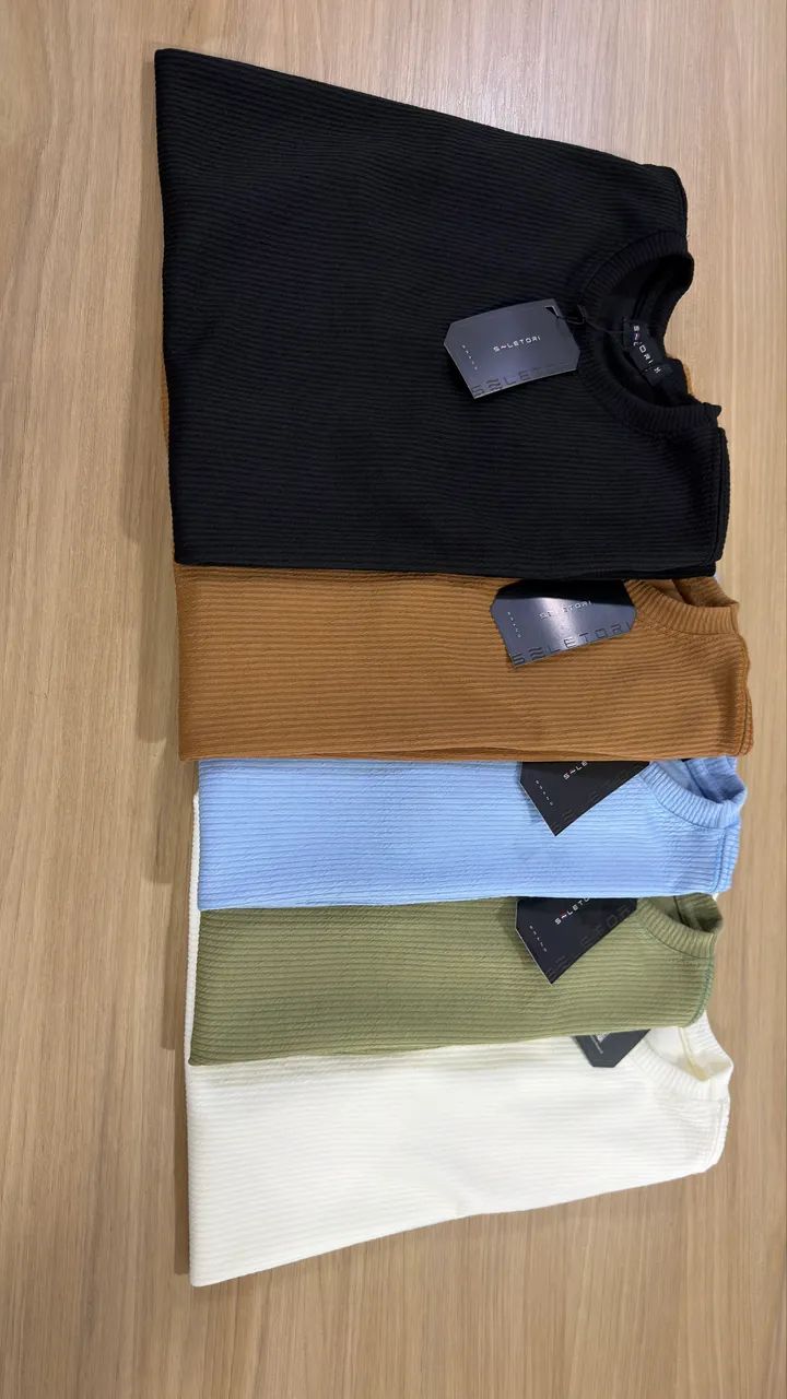 CAMISA TEXTURIZADA NO ATACADO