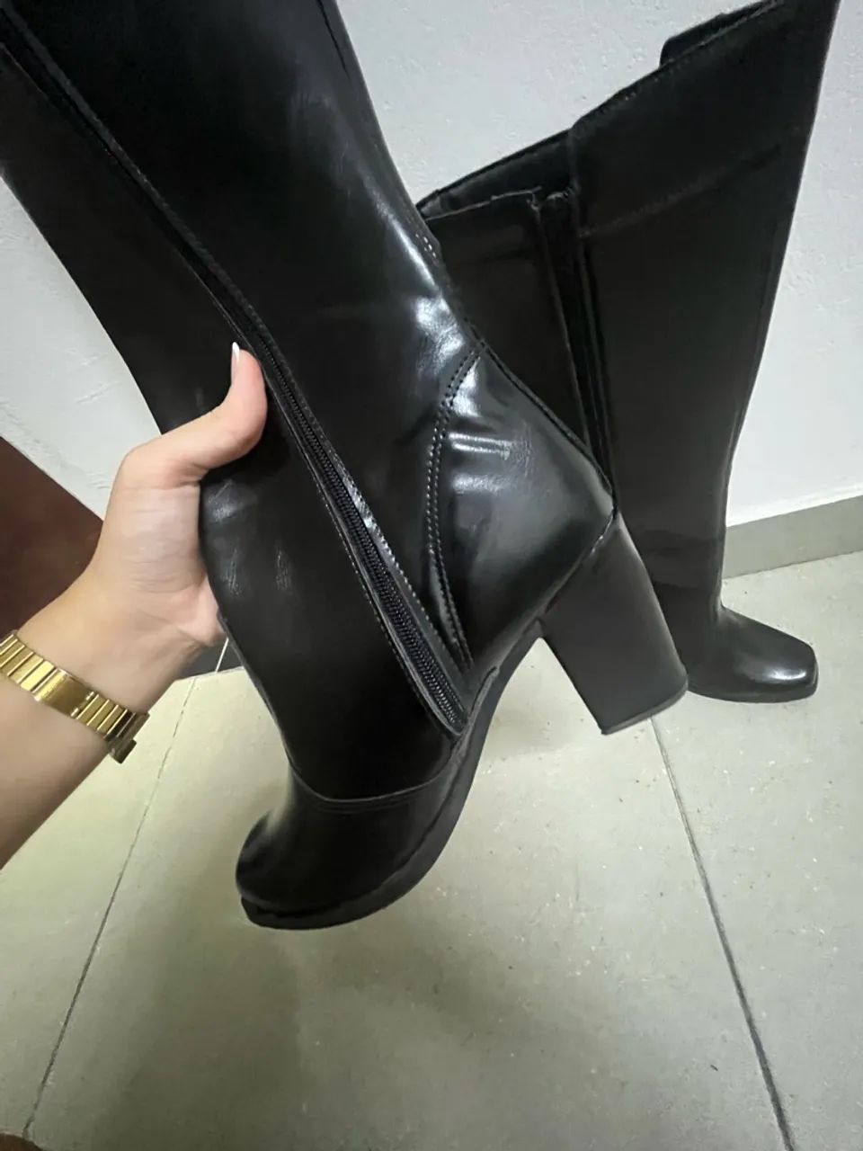 Bota cano médio 35 - Foto 2