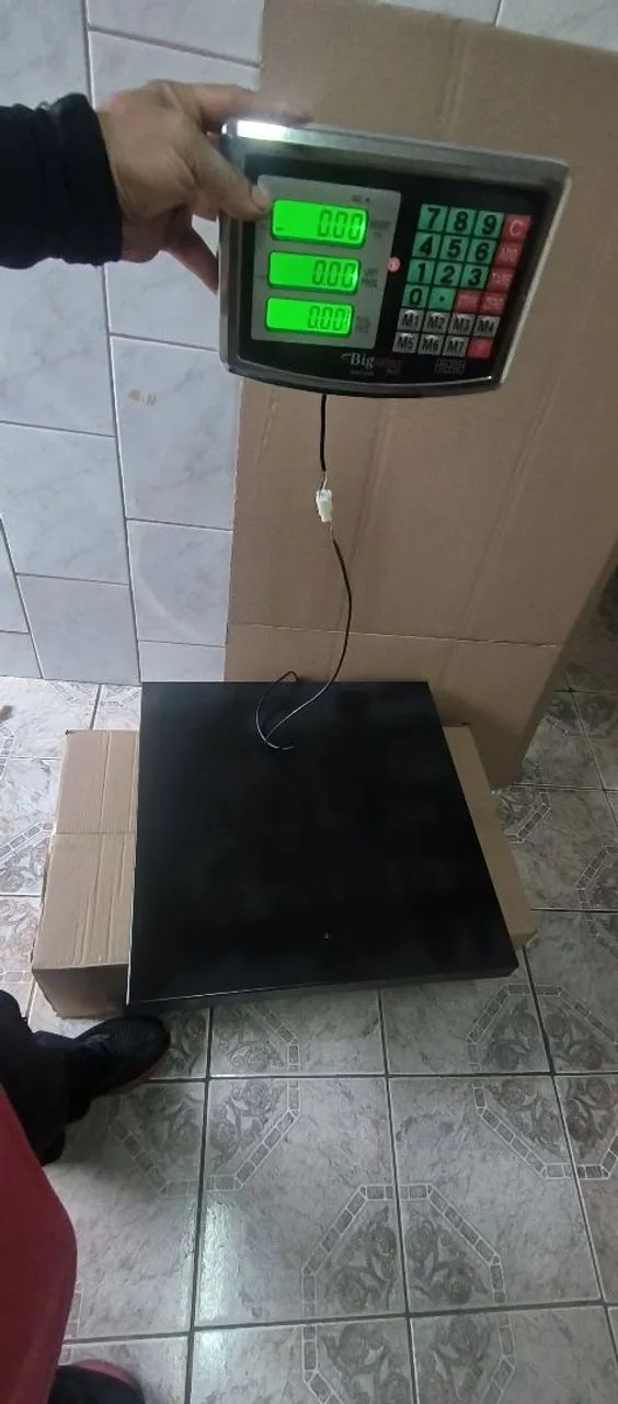 Balança plataforma 60 X 60 cm 300 kg - Foto 3