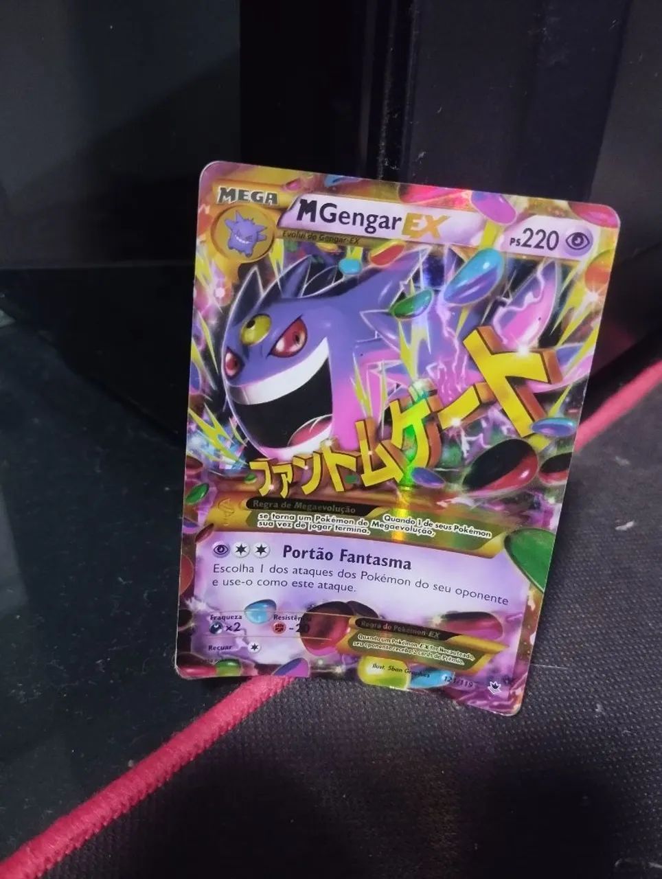 Carta pokémon Mega Gengar Ex (121/119)