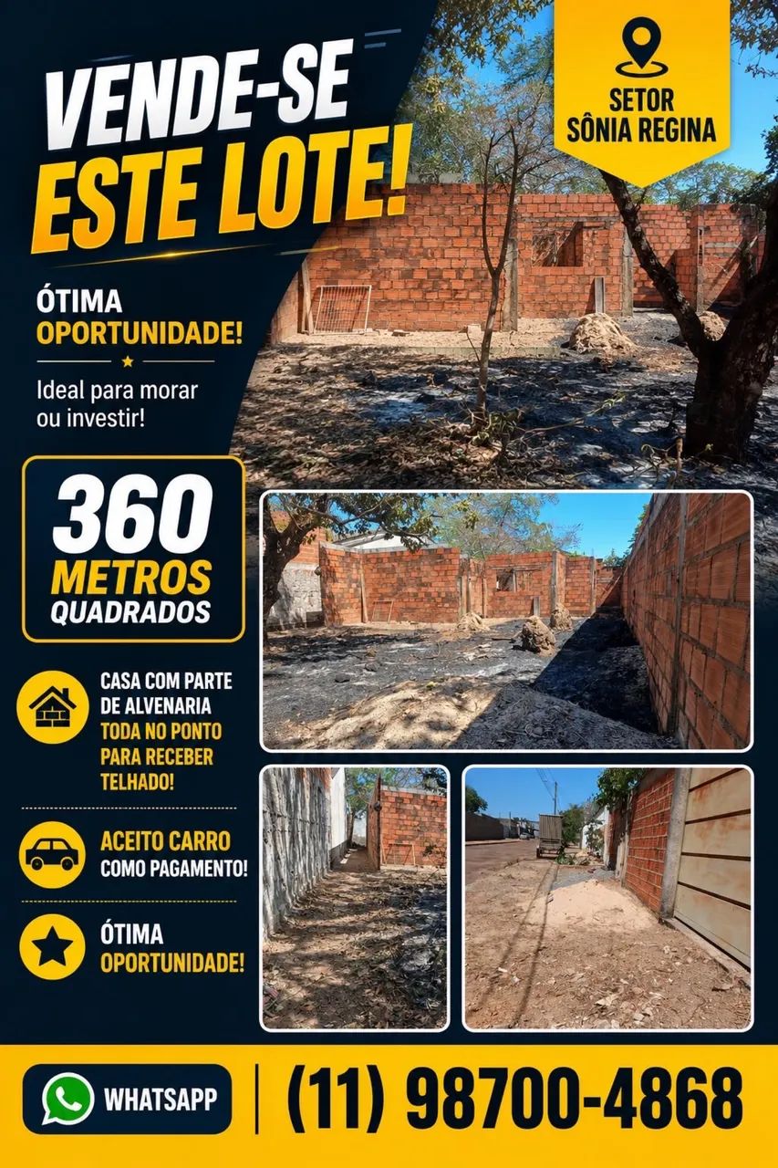 Terreno a venda 