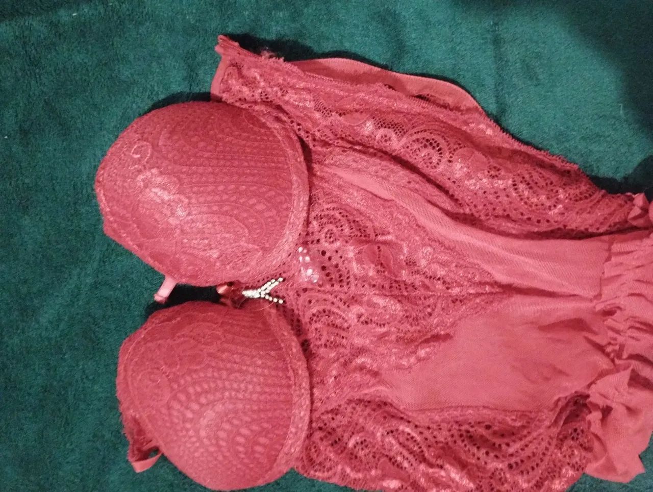 Espartilho vermelho P - Foto 2