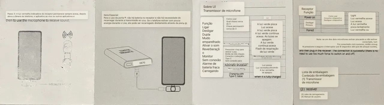 Microfone iPhone Sem Fio - Foto 4