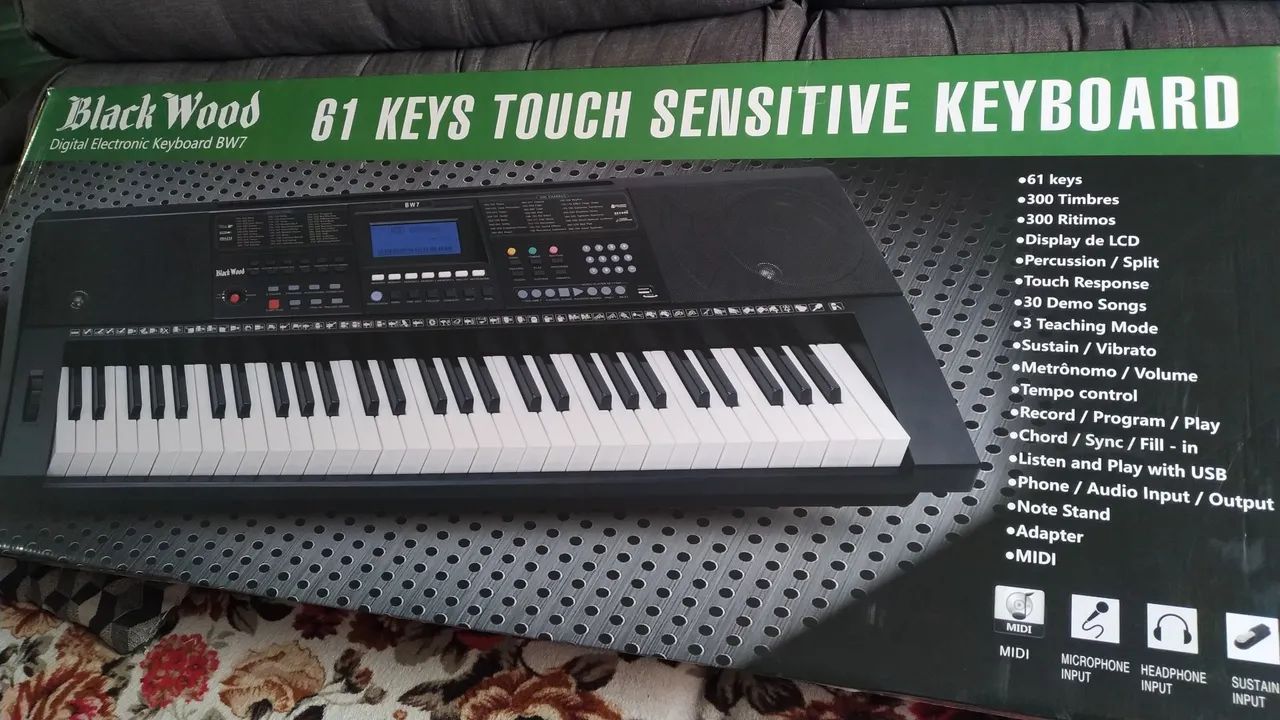 Teclado novo na caixa - Foto 5