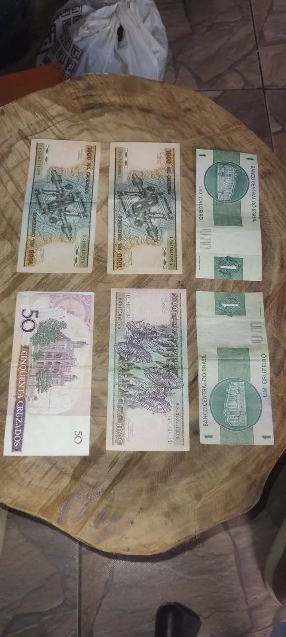 Kit notas de Cruzeiro