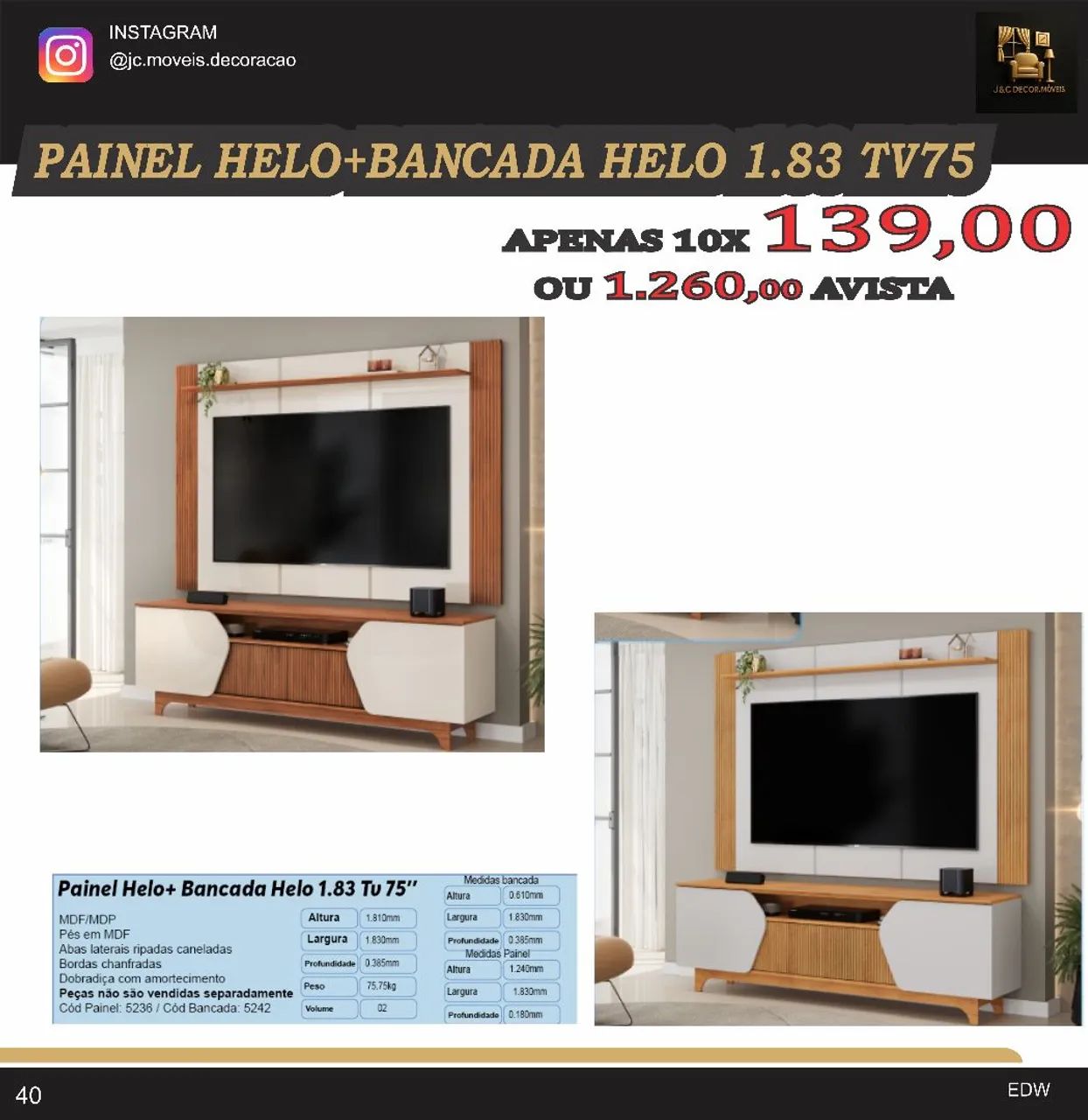 Bancada Helô/ 0165580437593473120