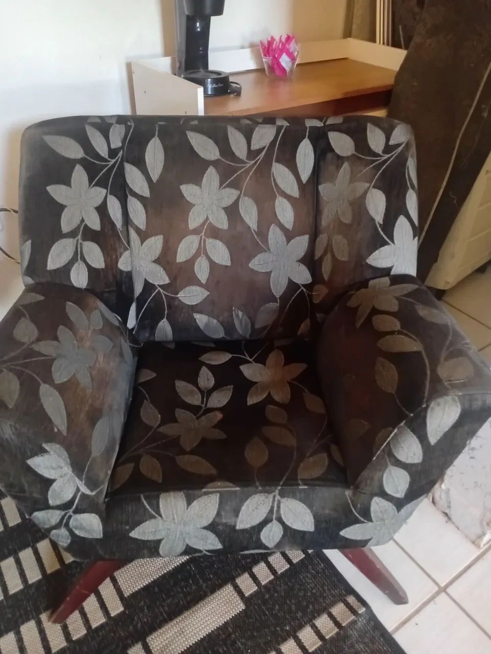 Poltrona luxo preta - Foto 2