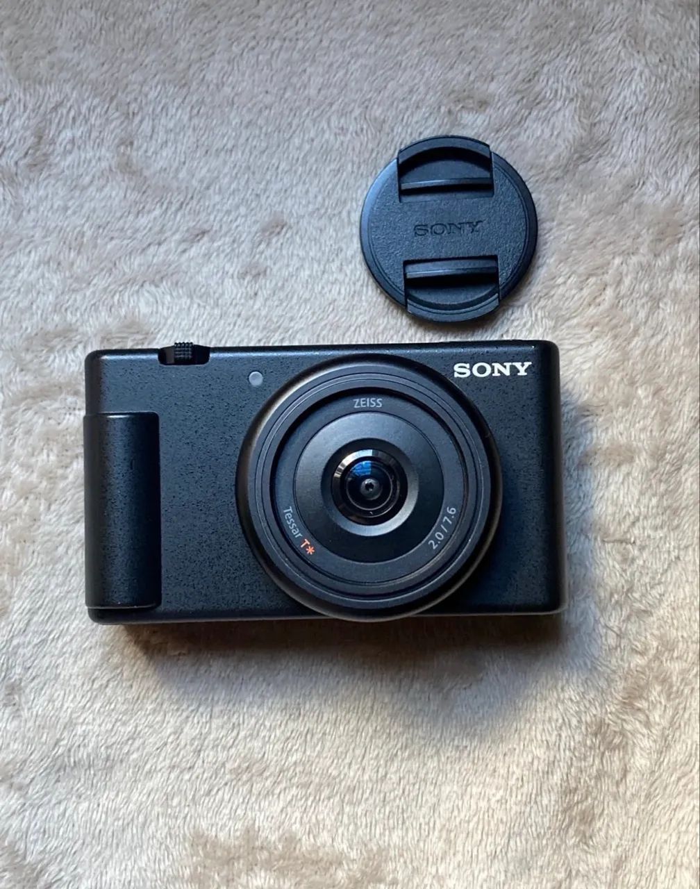 Camera Sony ZV-1F, com luz e microfone  - Foto 5