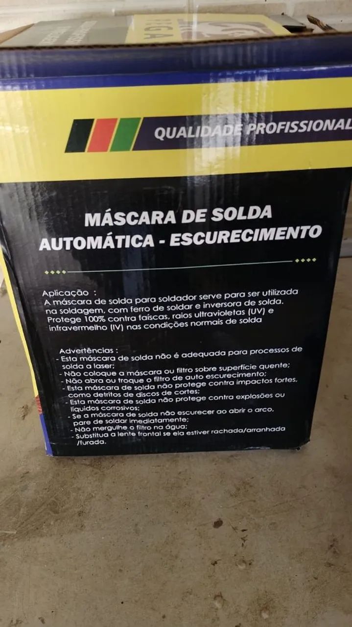 Máscara de solda automática pega +