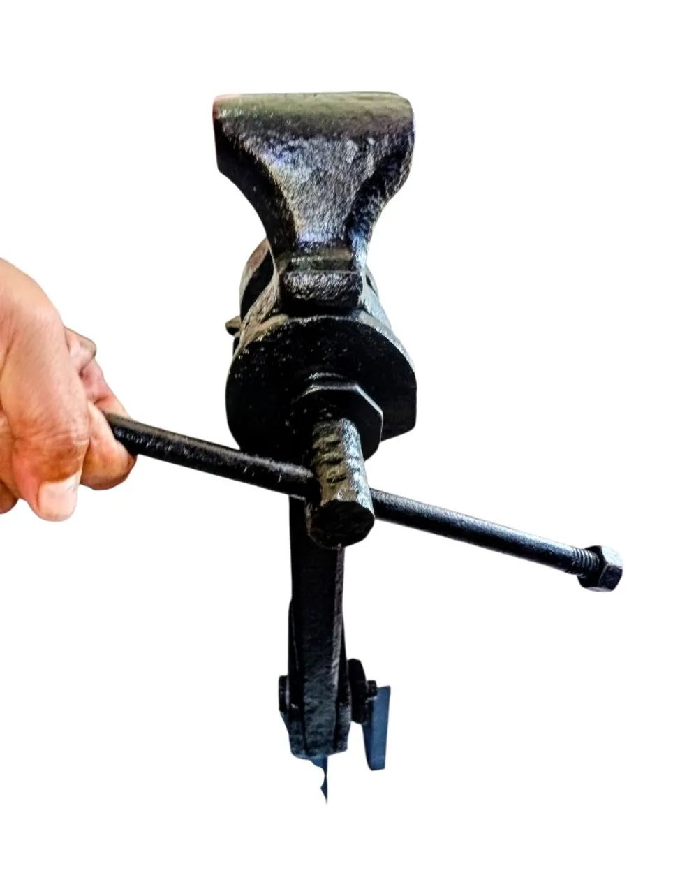 Morsa grande antiga de ferro 30KG - Foto 5