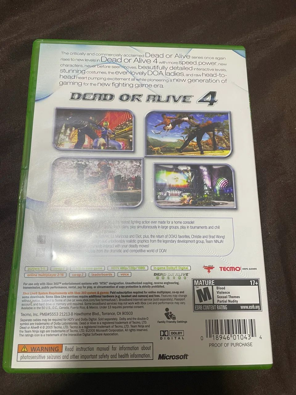 Dead or Alive 4 Xbox 360 - Foto 2