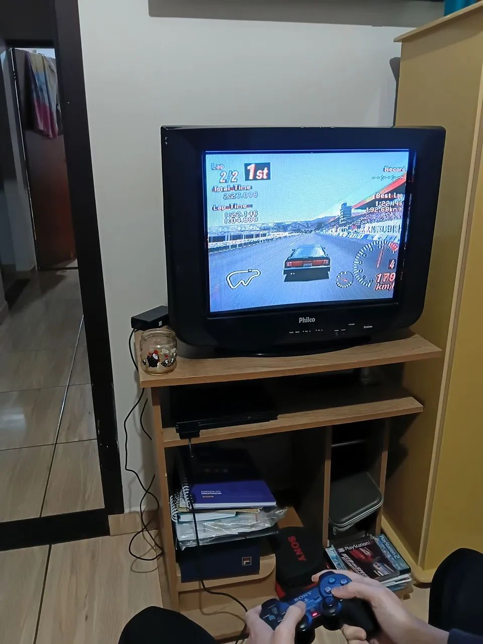 PS2 com controle original - Foto 5