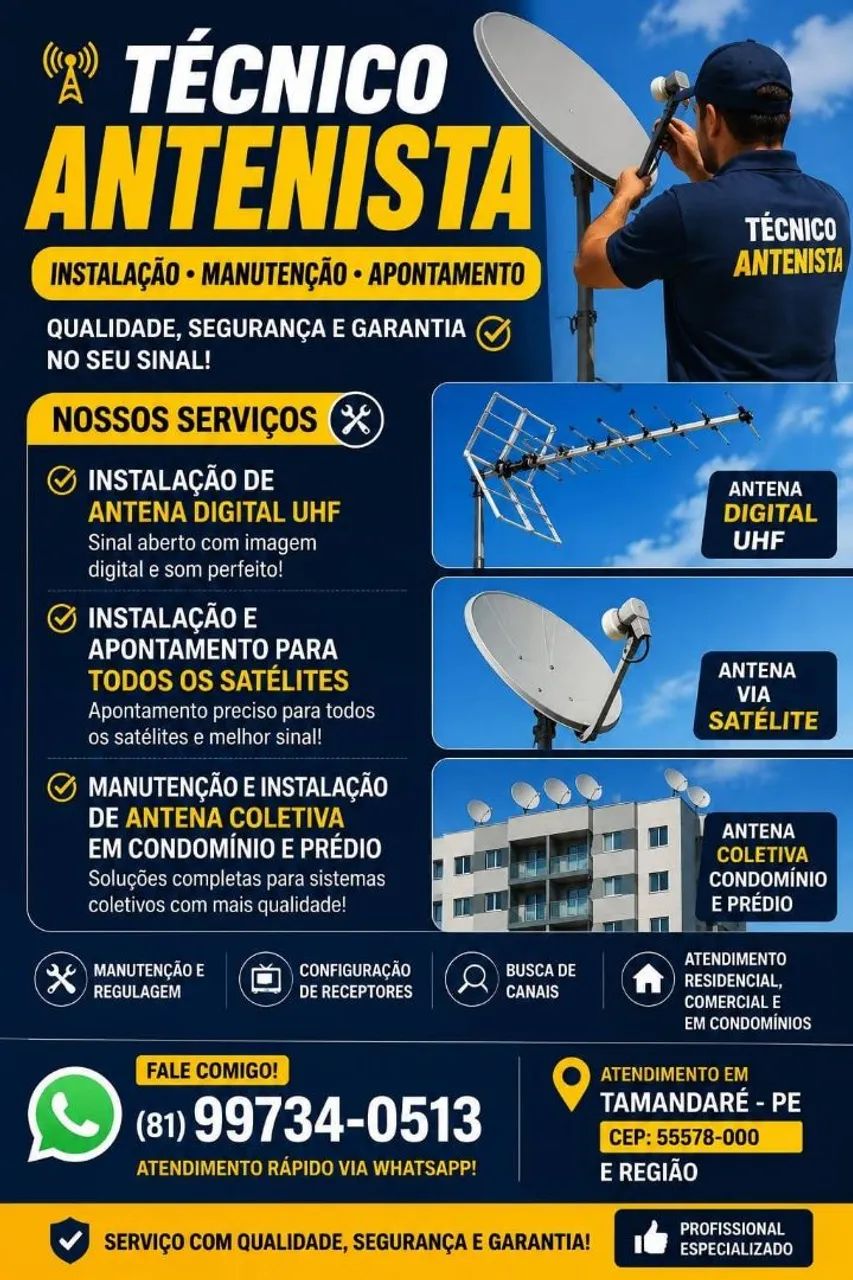 Técnico antenas 