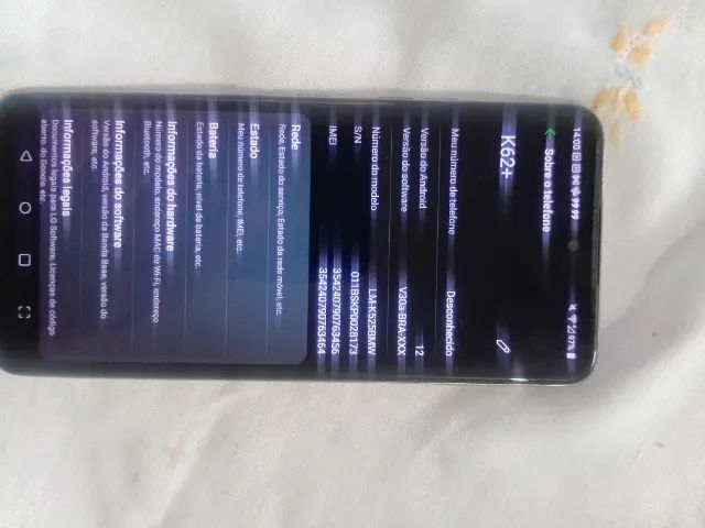 Celular lg k62+ 128gb branco - Foto 4