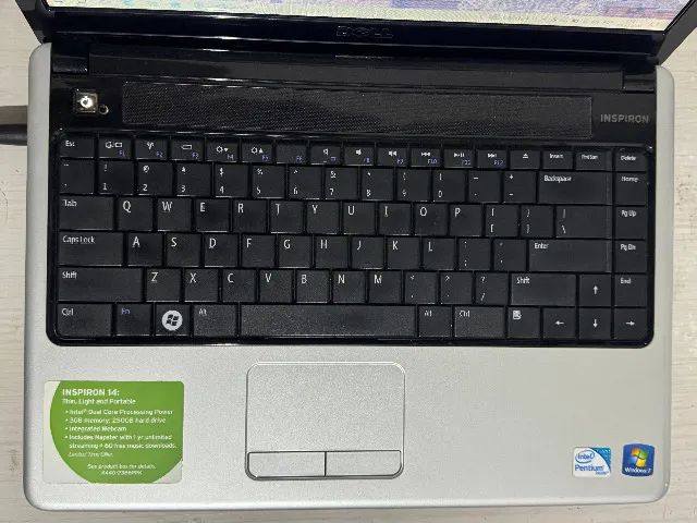 Notebook Dell Inspiron 1440 Funcionando com Windows 10 Ativado e Office - Ótimo Estado - Foto 3