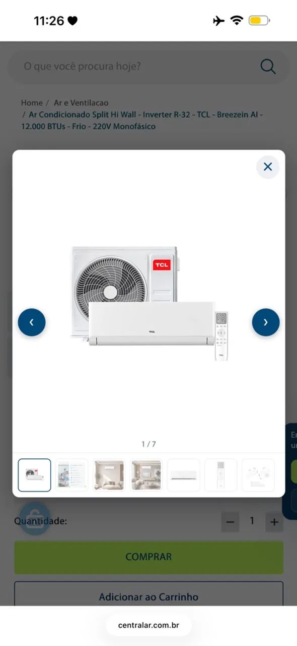 Ar condicionado 