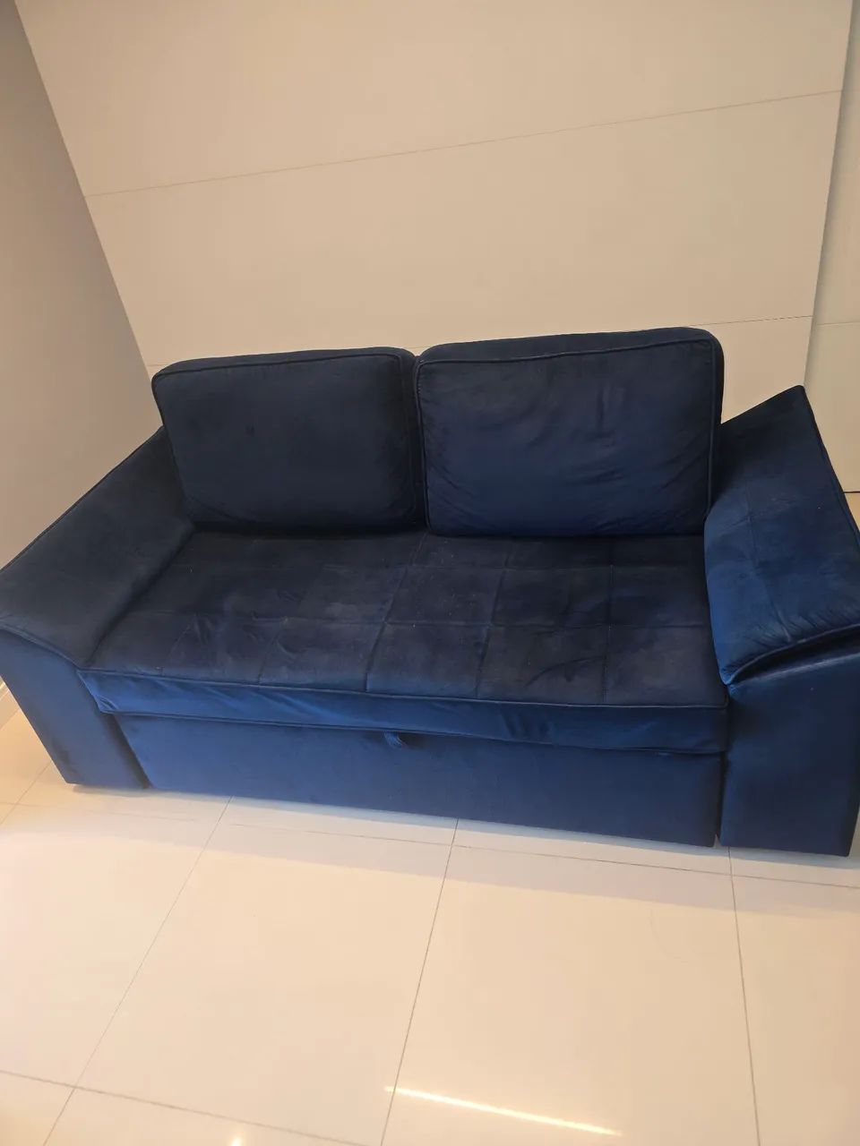 SOFA CAMA AZUL ROYAL - Foto 4