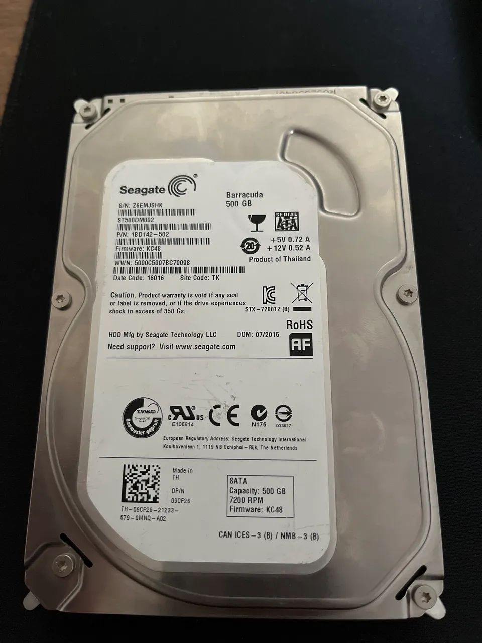 HD 500gb Seagate