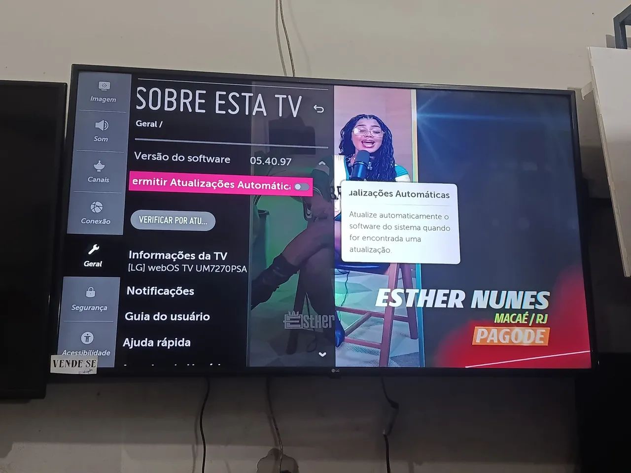 Tv Smart LG 60 Polegadas!!! - Foto 3