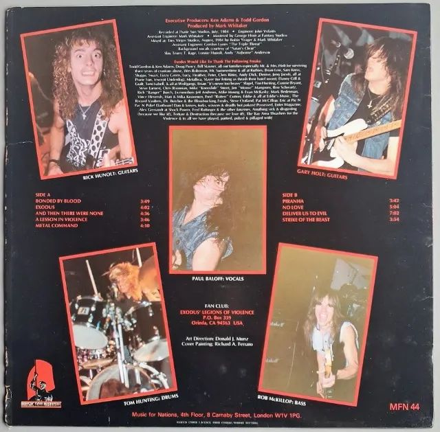 Exodus Bonded by Blood - Vinil - Foto 2