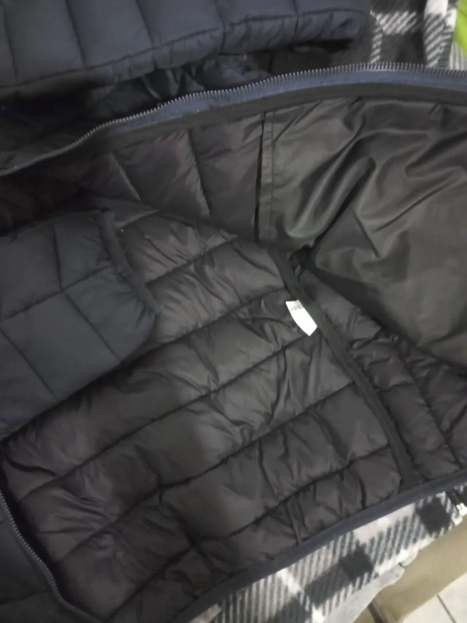 JAQUETA PUFFER AZUL G pra GG 42/44 - Foto 3