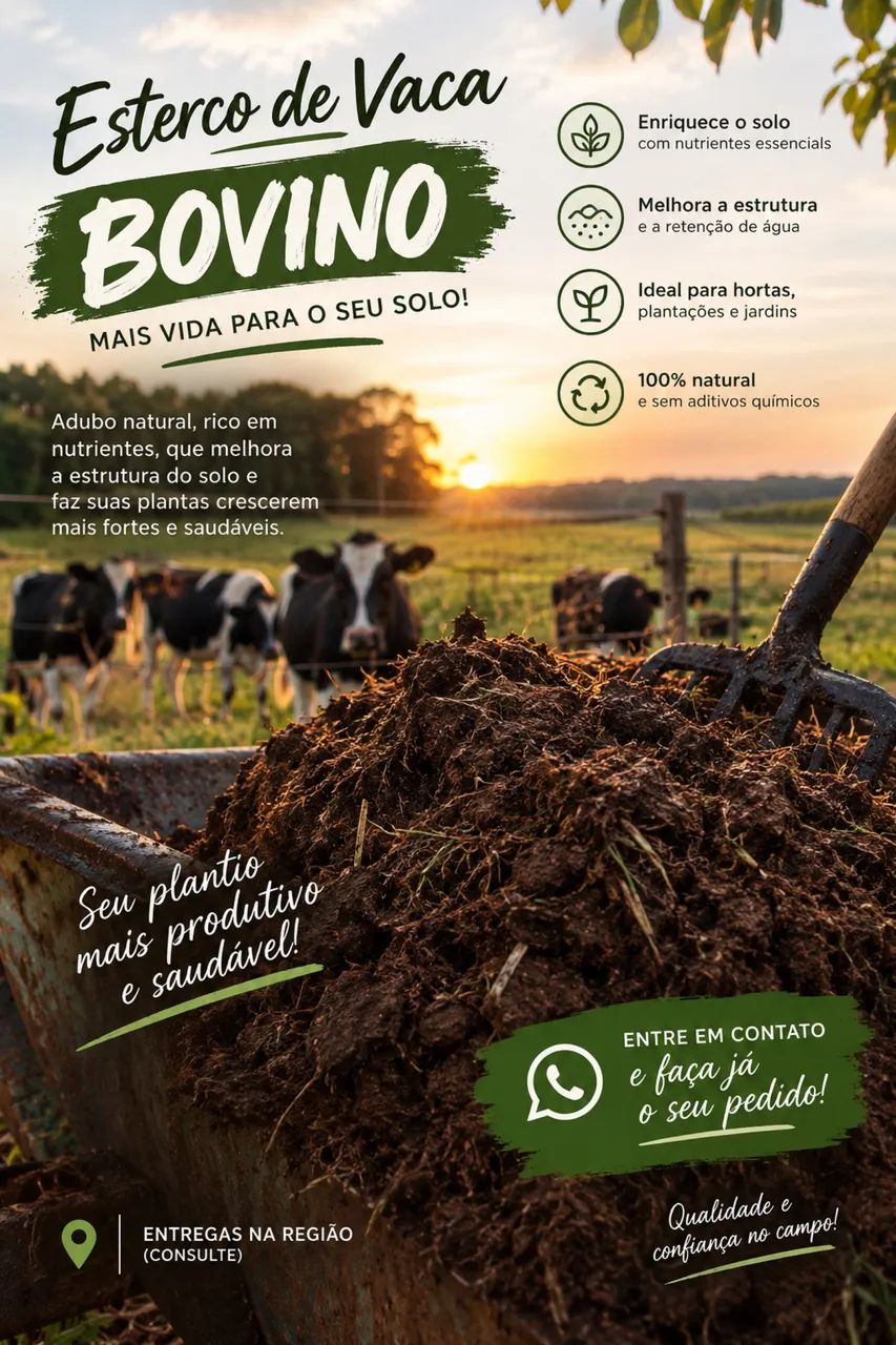 Esterco bovino 