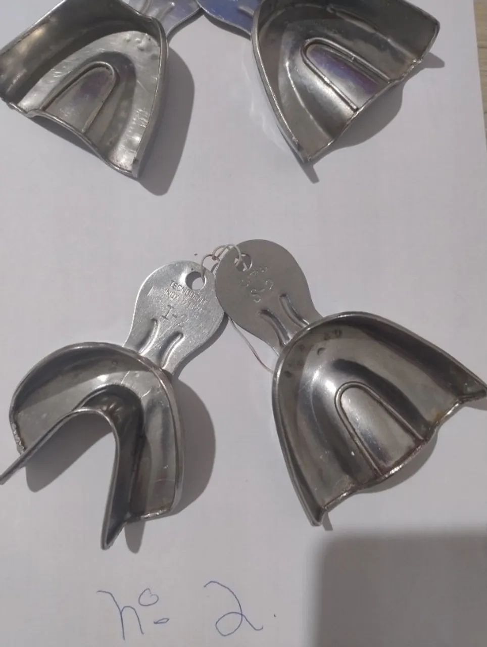 Moldeiras lisas em aço inox para prótese dentária  - Foto 5
