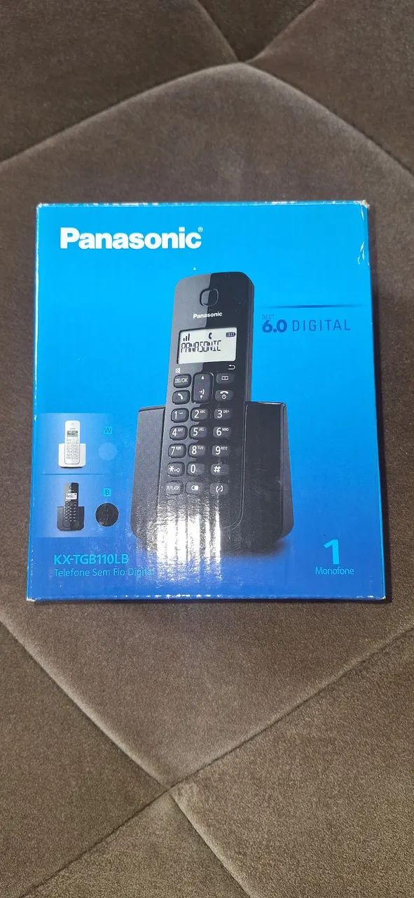 TELEFONE SEM FIO DIGITAL PANASONIC - KX-TGB110LB - Foto 4