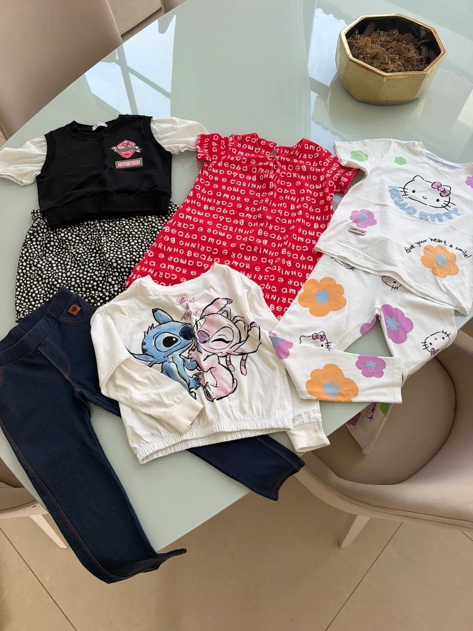 Roupa menina 4 anos 