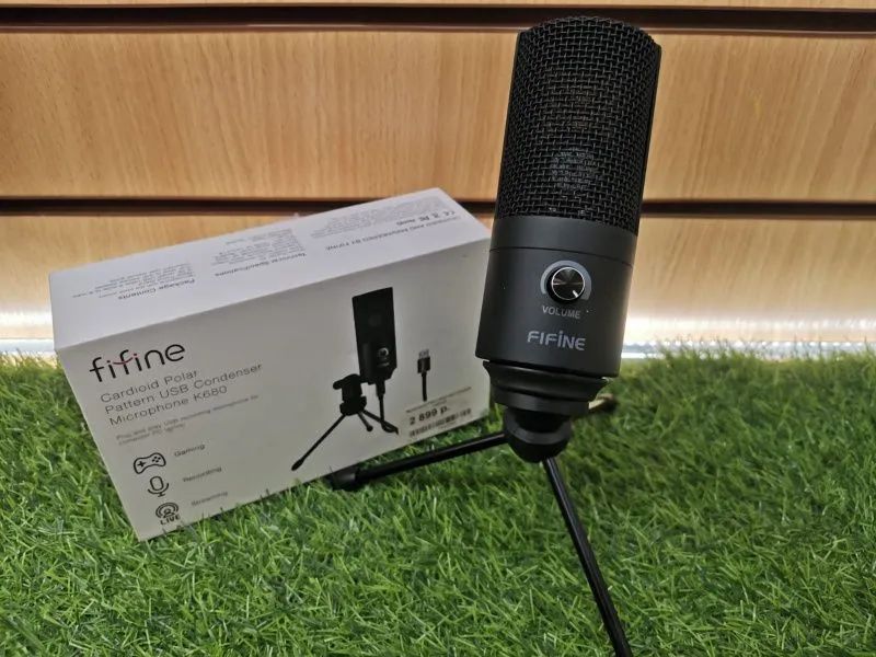 Microfone Fifine +Adaptador 