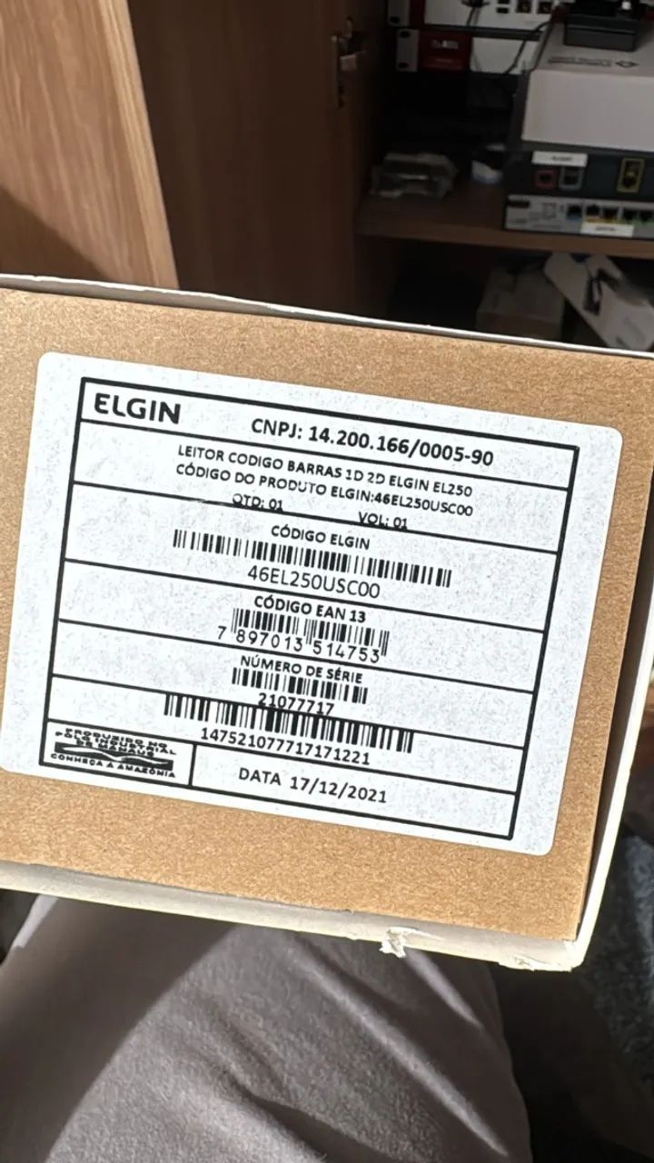 Leitor Codigo De Barras Elgin Bematech 1d 2d El250 cor preto - Foto 5