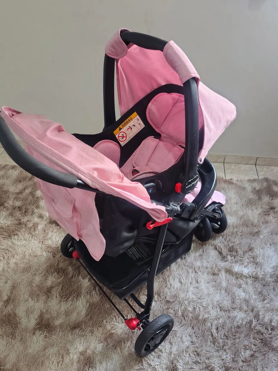 Carrinho e bebê conforto  - Foto 2