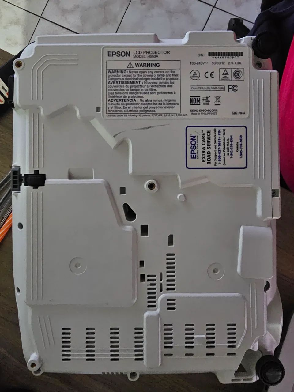 Projetor Epson Model H553A LCD - Foto 2