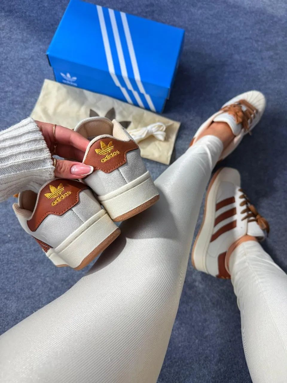Tênis Adidas Super Star Plataforma  - Foto 3