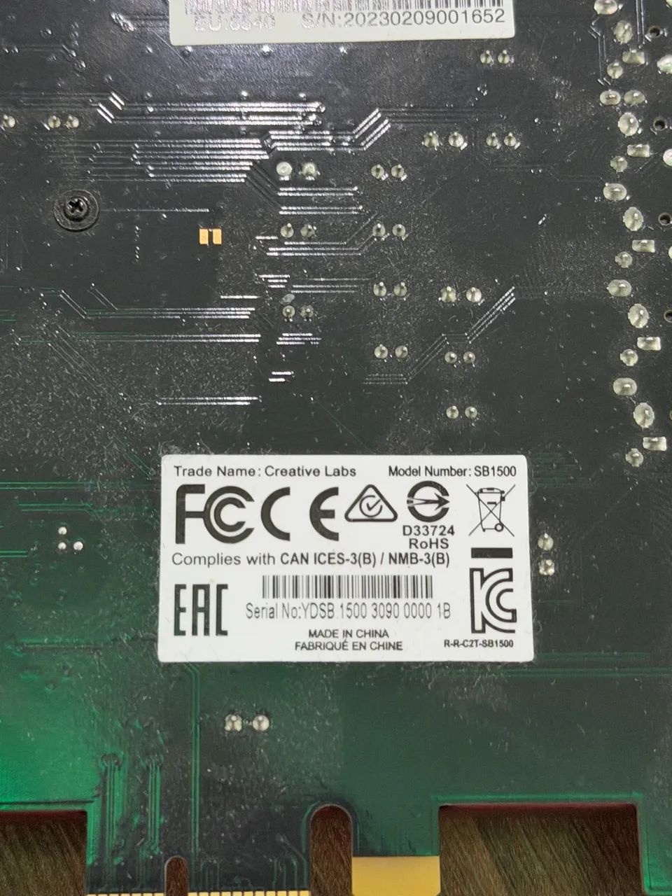 Placa de som profissional Dound Blaster Z Se  - Foto 2