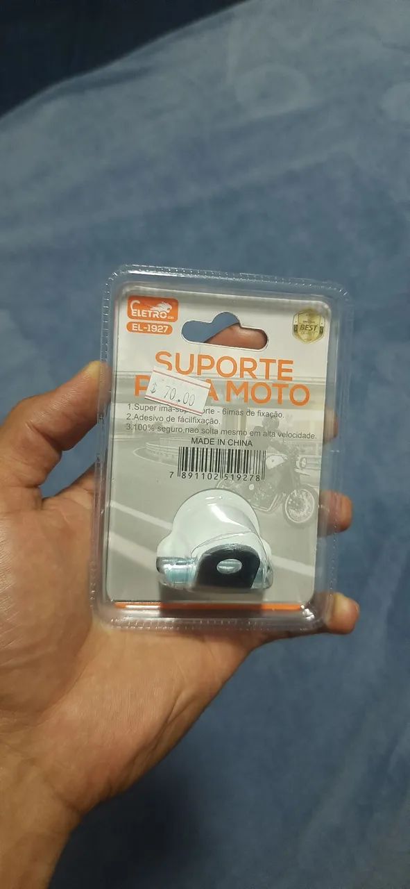 Suporte de celular com imã para moto - Foto 2