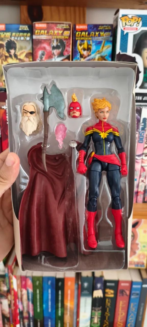 Capitã Marvel - Marvel Legends - Maidens of Might BAF Allfather - Foto 3