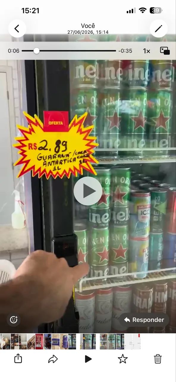 CERVEJEIRA E REFRIGERADOR EXPOSITOR (FREEZER) - Foto 4