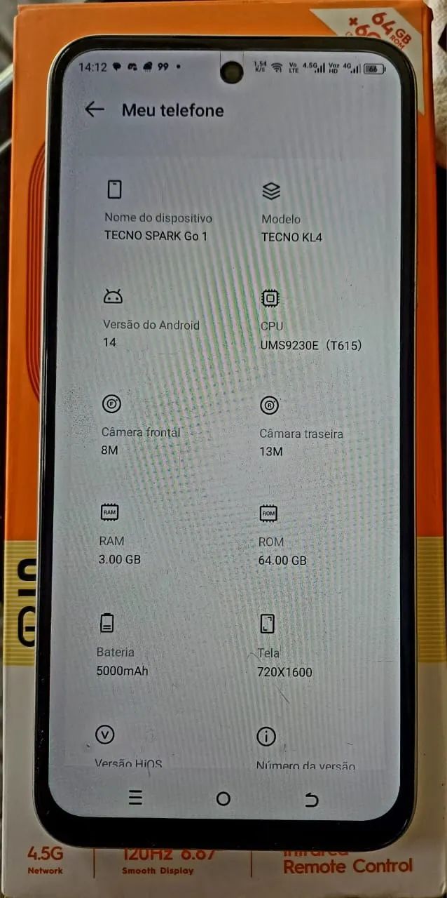 Celular tecno spark Go1 4.5G - Foto 4