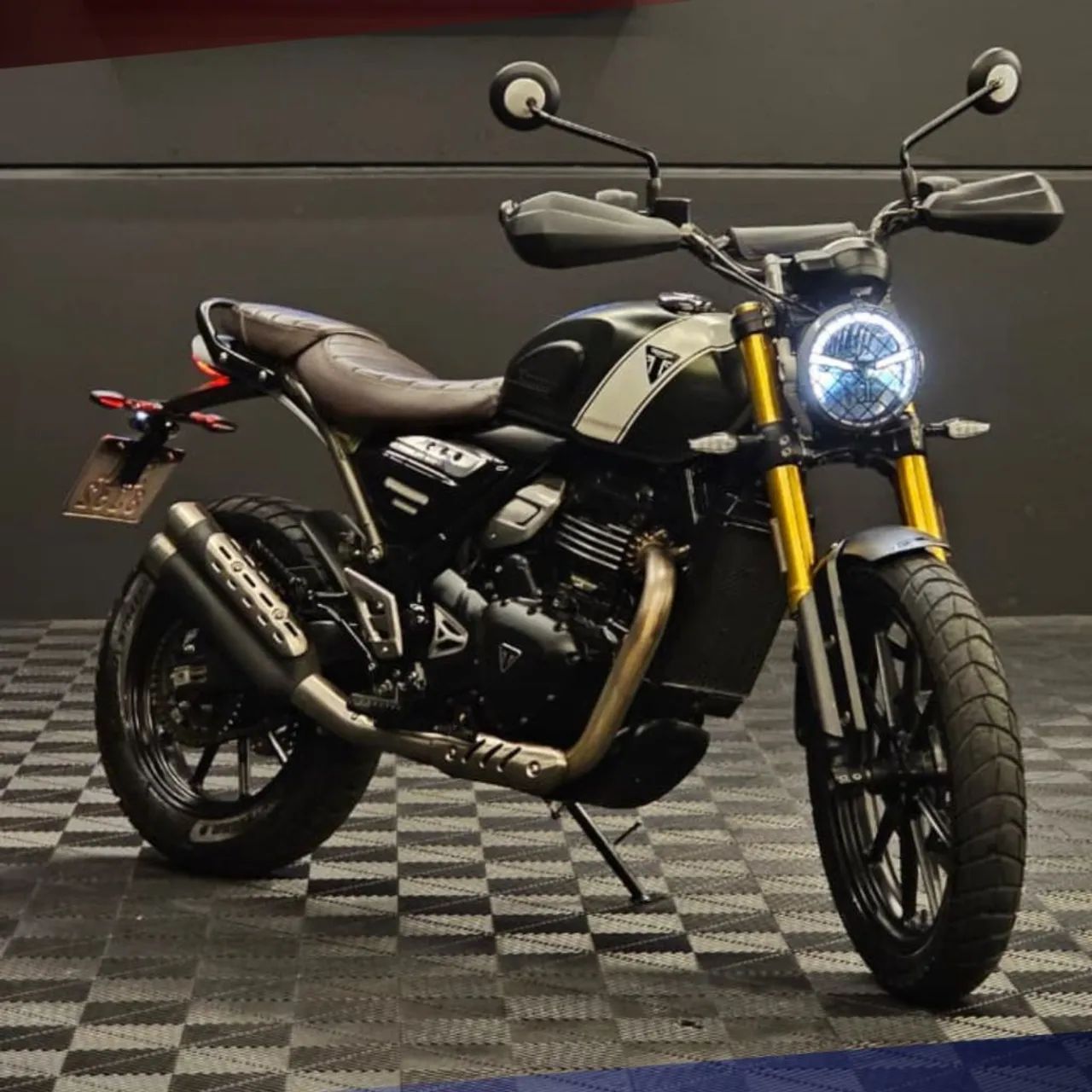  Triumph Scrambler 400X 2025 Verde