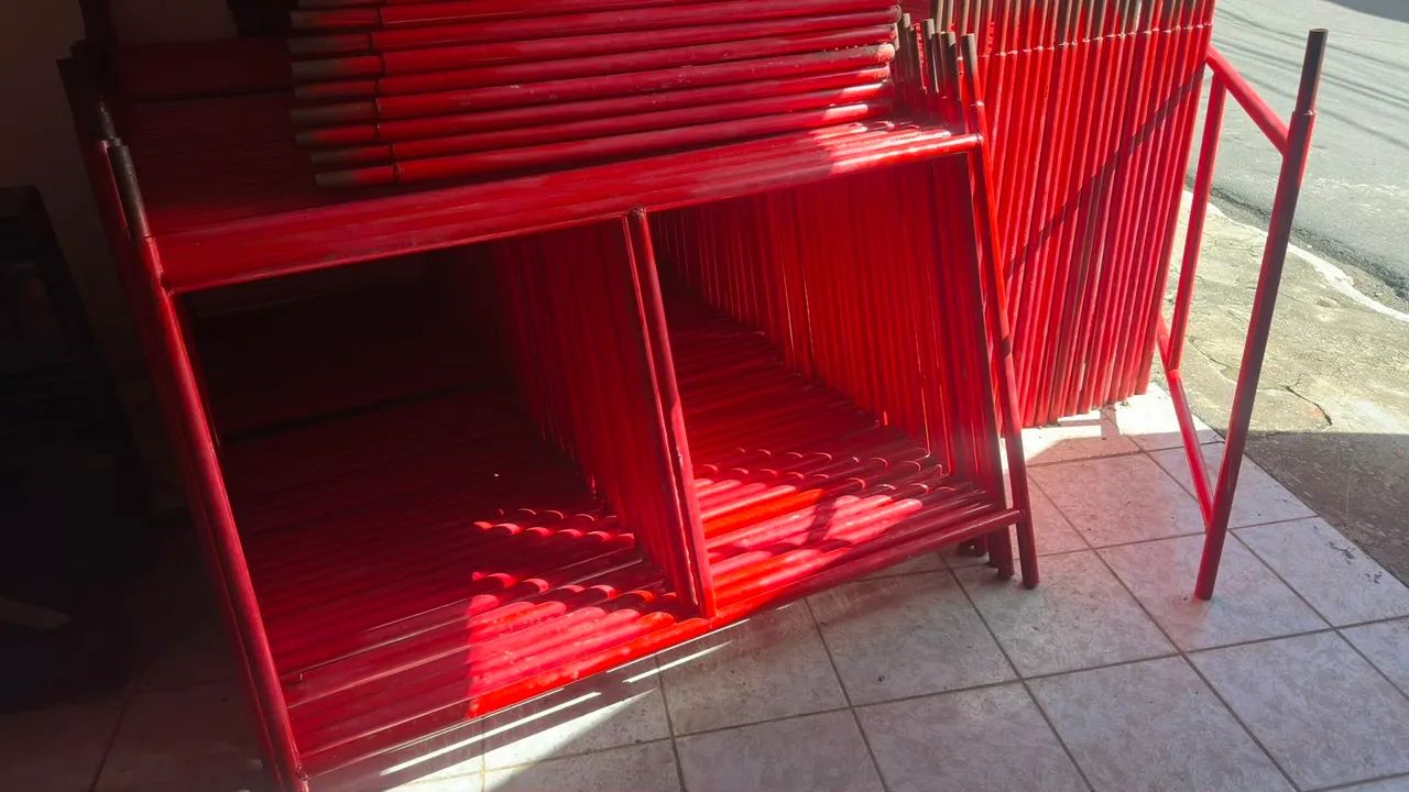andaime galvanizado e pintado 