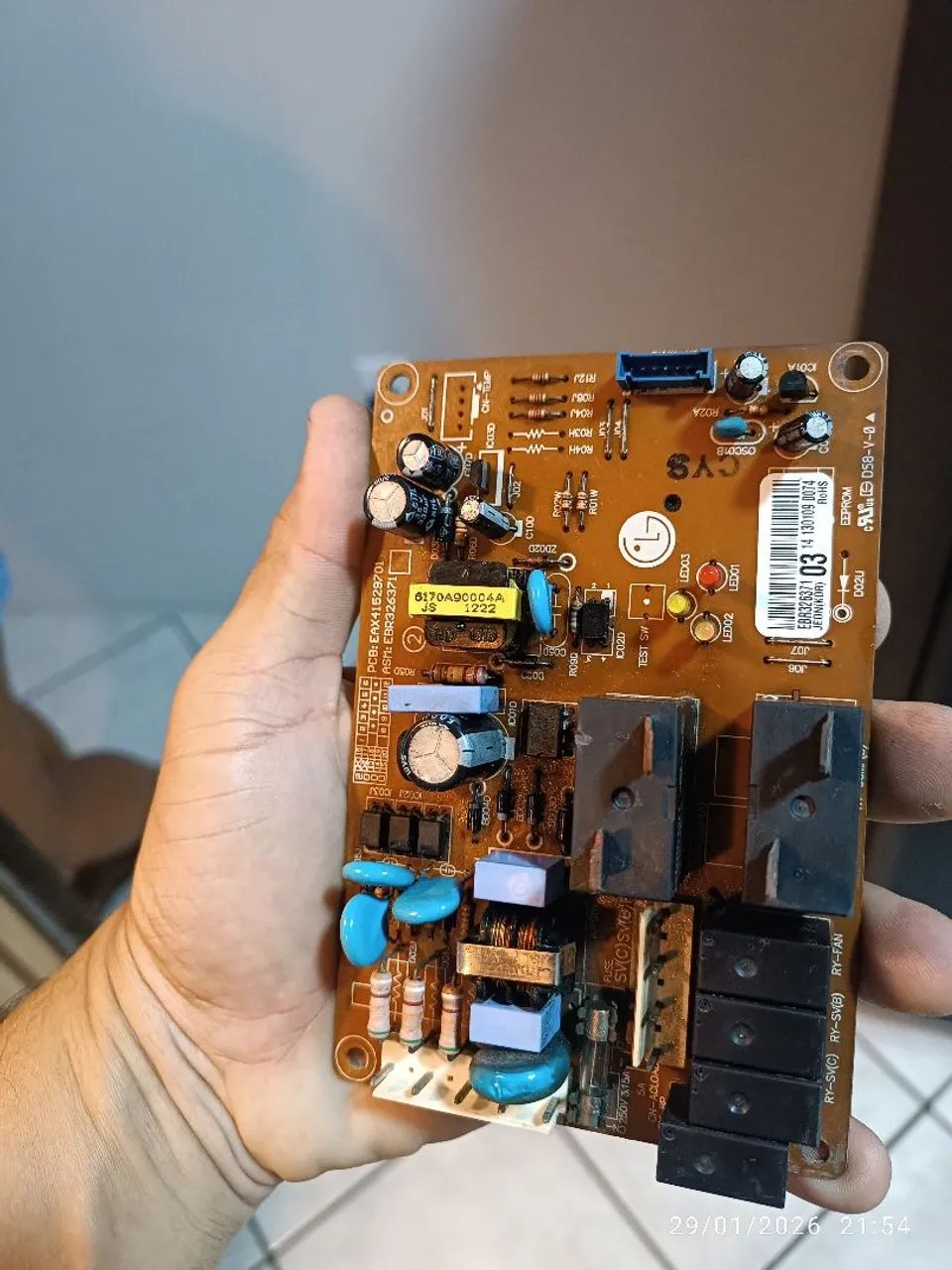 Placa da condensadora LG 