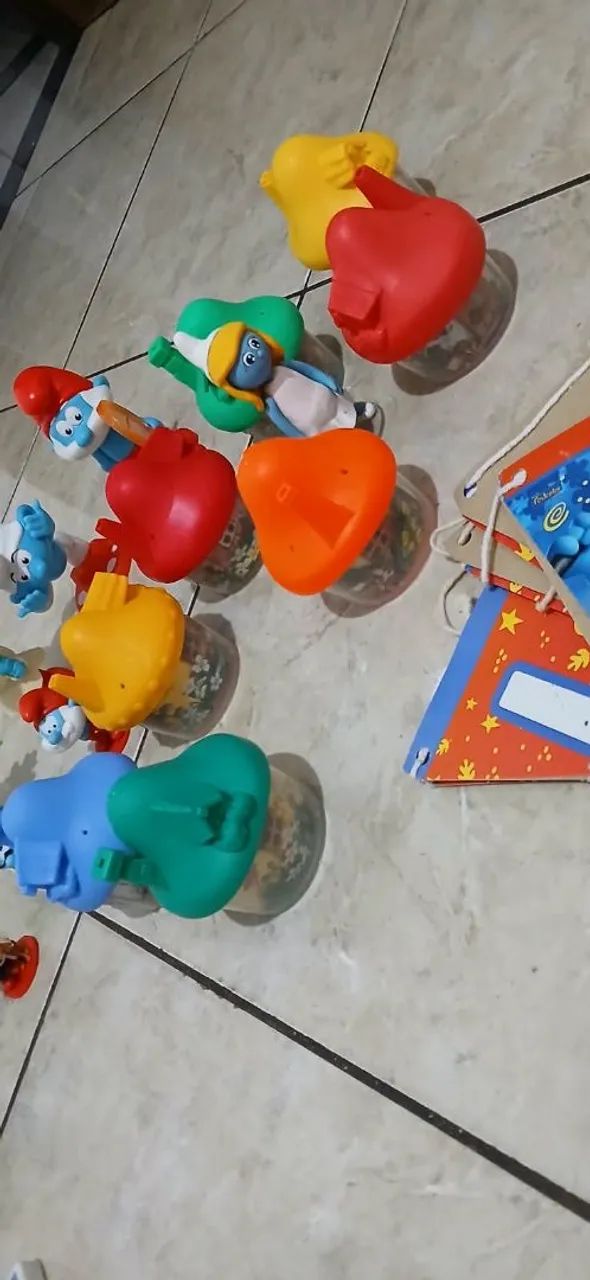 Lote completo dos Smurfs  - Foto 5