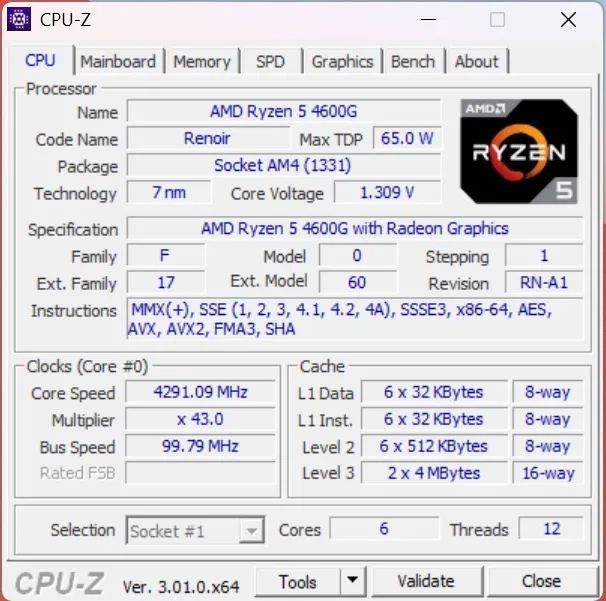 Kit Processador + Placa-Mãe - CPU Ryzen 5 4600g + A520 - Foto 4