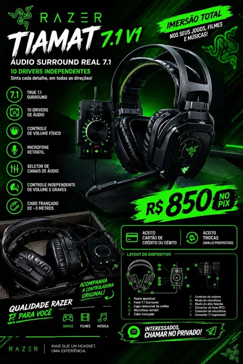 Headset Razer 